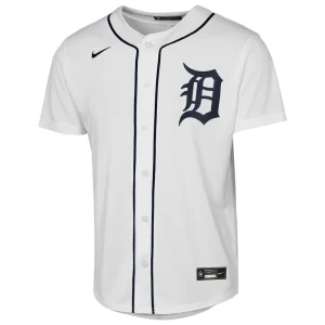 Detroit tigers nike youth home replica 2.0 jersey White Yth M