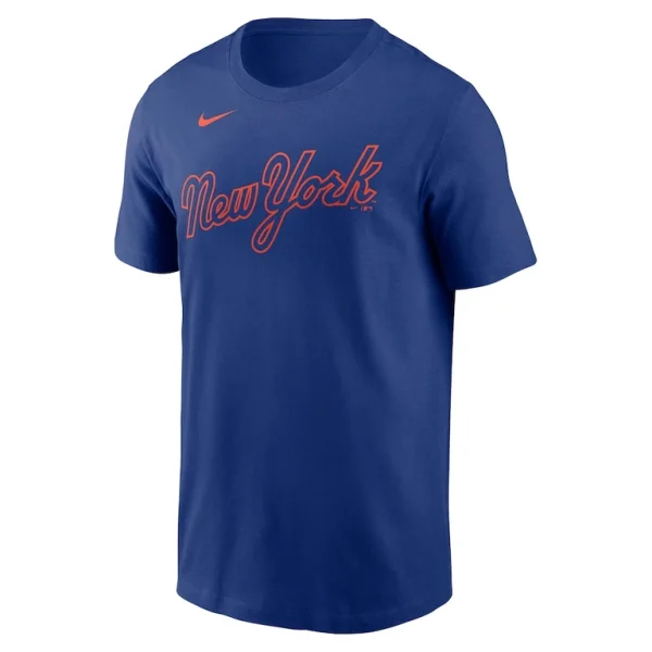 Edwin diaz new york mets nike fuse name number t shirt Royal M