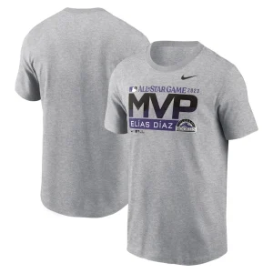 Elias diaz nike 2023 mlb all star game mvp t shirt Heather gray