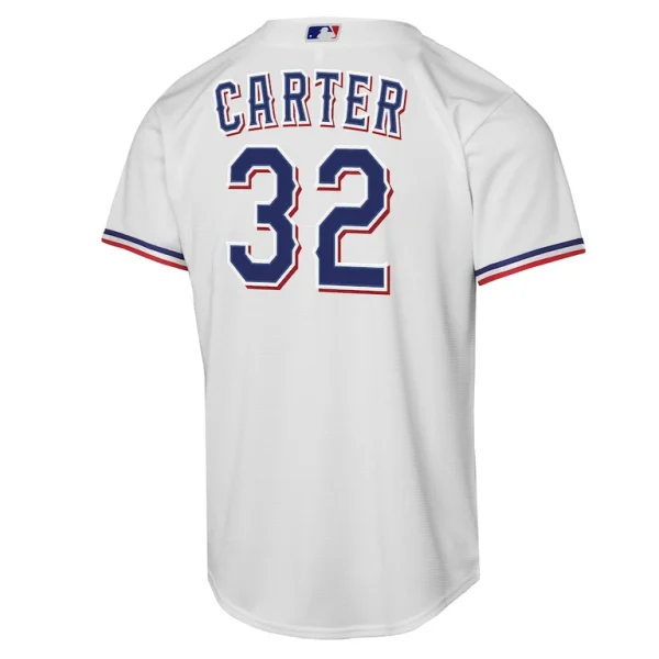 Evan carter texas rangers nike youth home replica player jersey White Yth L