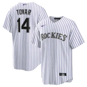 Ezequiel tovar colorado rockies nike home replica jersey White
