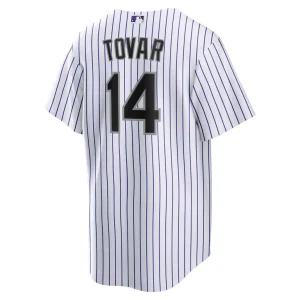 Ezequiel tovar colorado rockies nike home replica jersey White L
