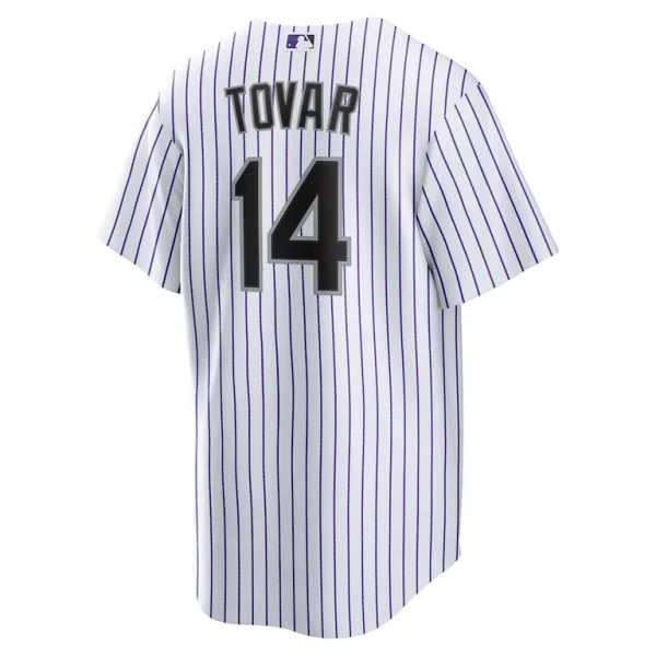 Ezequiel tovar colorado rockies nike home replica jersey White L