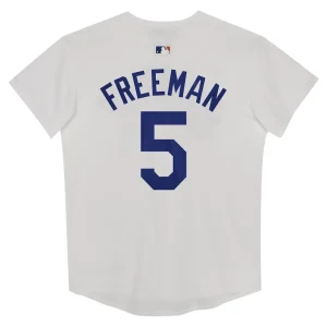 Freddie freeman los angeles dodgers nike preschool home game jersey White 7