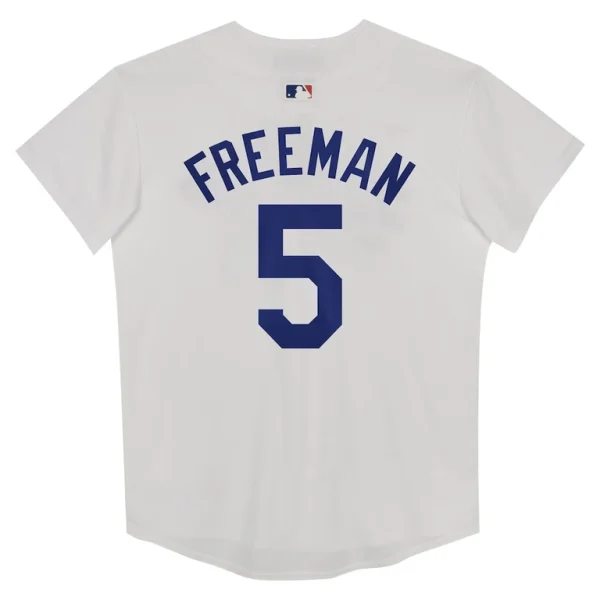 Freddie freeman los angeles dodgers nike preschool home game jersey White 7