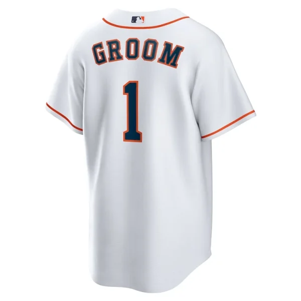 Houston astros nike 1 groom home replica jersey White L