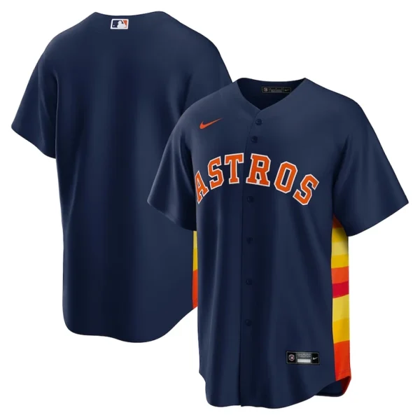 Houston astros nike alternate replica team jersey Navy