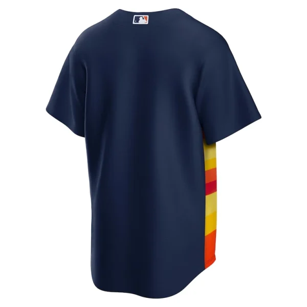 Houston astros nike alternate replica team jersey Navy L