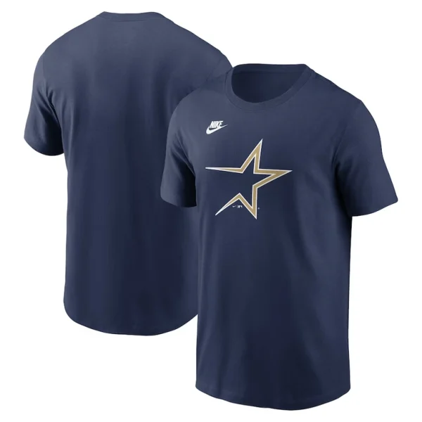 Houston astros nike cooperstown collection team logo t shirt Navy