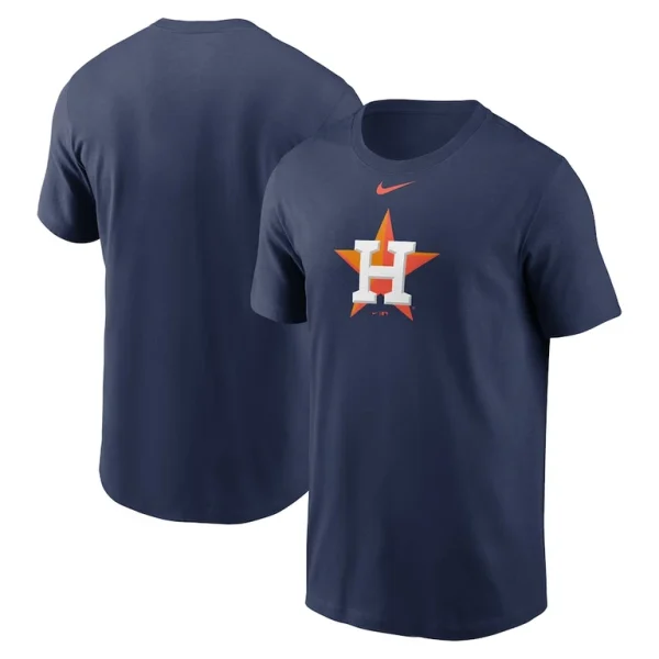 Houston astros nike fuse logo t shirt Navy