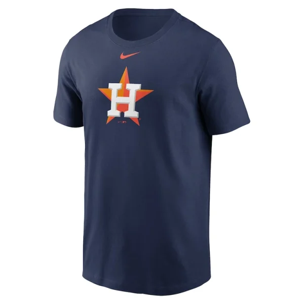 Houston astros nike fuse logo t shirt Navy M
