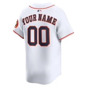 Houston astros nike home limited custom jersey White L