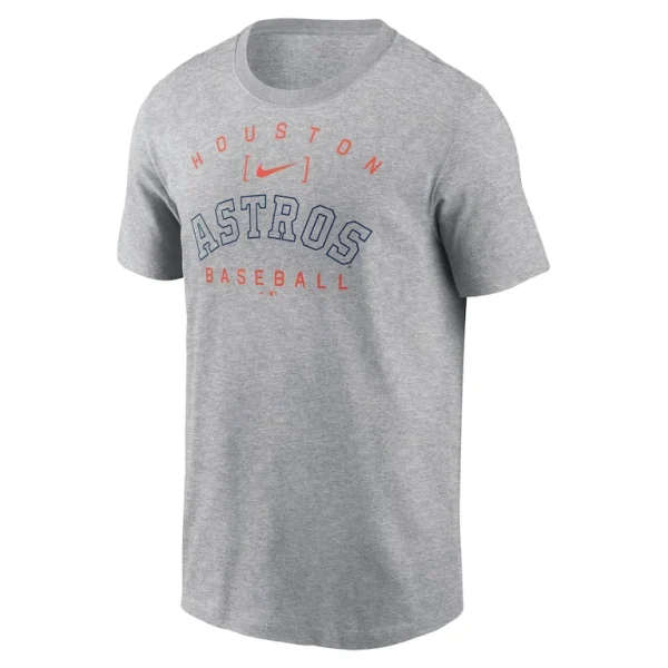 Houston astros nike home team athletic arch t shirt Heather gray M