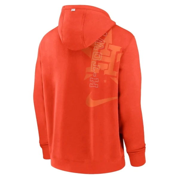 Houston astros nike statement ball game pullover hoodie Orange L