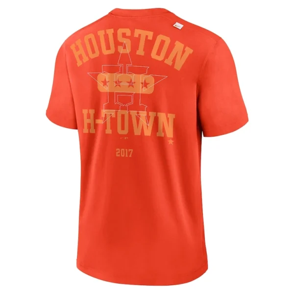 Houston astros nike statement game over t shirt Orange L