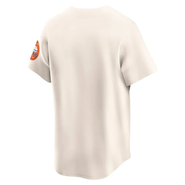 Houston astros nike throwback cooperstown collection limited jersey Cream L