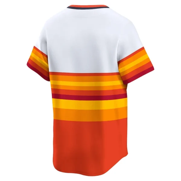 Houston astros nike throwback cooperstown collection limited jersey White L