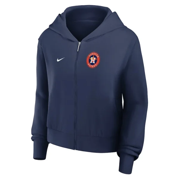 Houston astros nike womens chill full zip hoodie Navy S