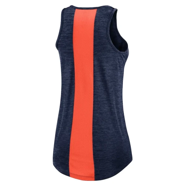 Houston astros nike womens right mix high neck tank top Navy M