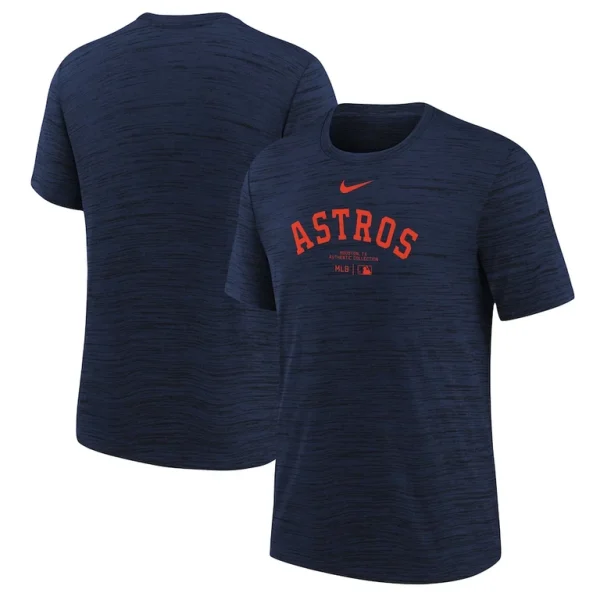 Houston astros nike youth authentic collection practice performance t shirt Navy