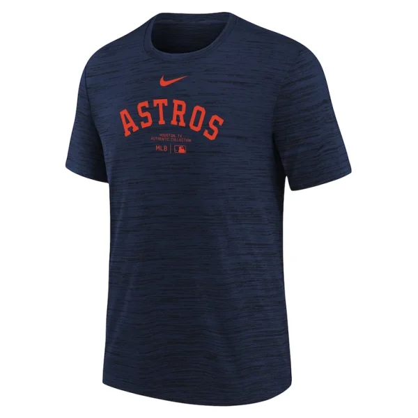 Houston astros nike youth authentic collection practice performance t shirt Navy Yth M