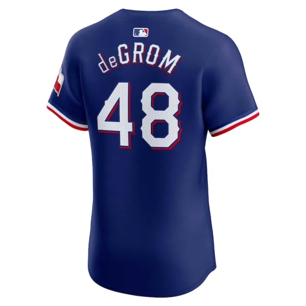 Jacob degrom texas rangers nike alternate elite player jersey Royal 48