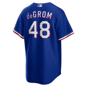 Jacob degrom texas rangers nike away replica player jersey Royal L