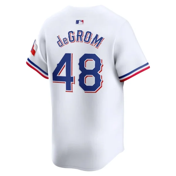 Jacob degrom texas rangers nike home limited player jersey White L