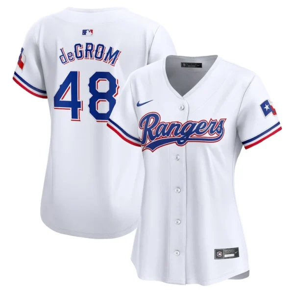 Jacob degrom texas rangers nike womens home limited player jersey White