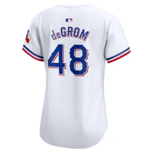 Jacob degrom texas rangers nike womens home limited player jersey White L