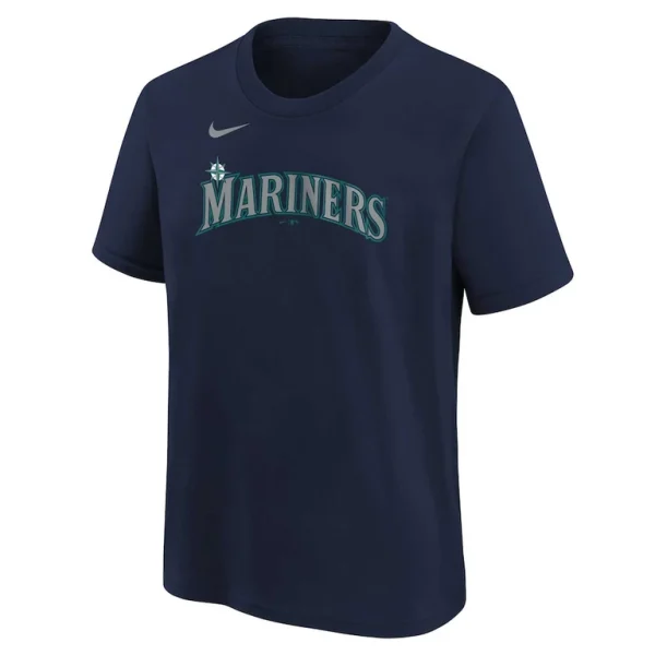 Jarred kelenic seattle mariners nike youth player name number t shirt Navy Yth M