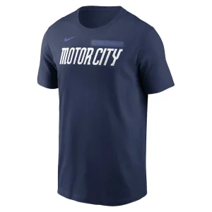 Javier baez detroit tigers nike 2024 city connect fuse name number t shirt Navy M