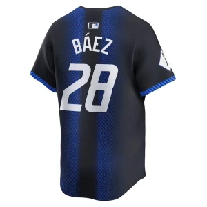 Javier baez detroit tigers nike 2024 city connect limited jersey Navy L