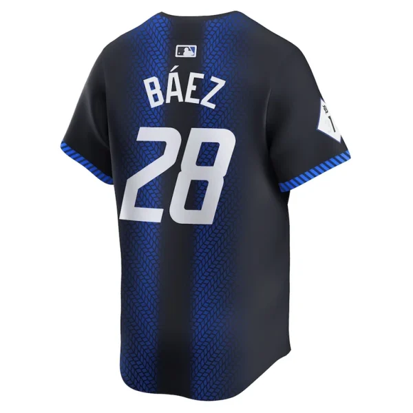 Javier baez detroit tigers nike 2024 city connect limited jersey Navy L