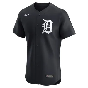 Javier baez detroit tigers nike alternate elite player jersey Navy 44