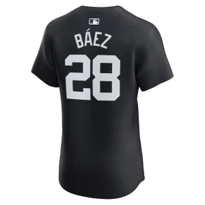 Javier baez detroit tigers nike alternate elite player jersey Navy 48