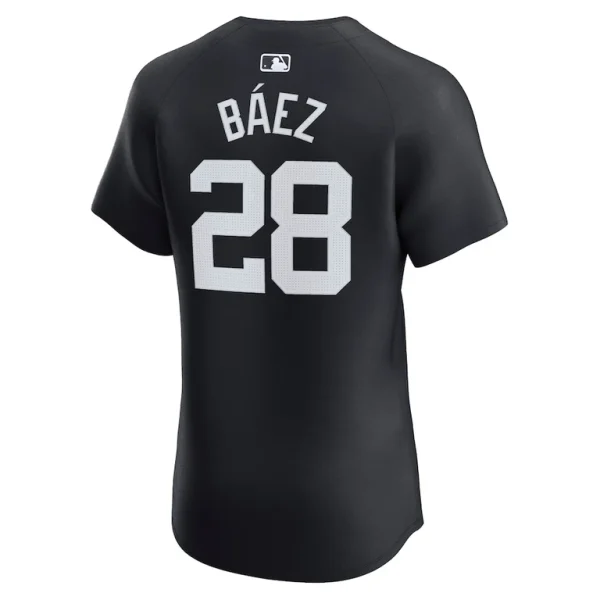 Javier baez detroit tigers nike alternate elite player jersey Navy 48
