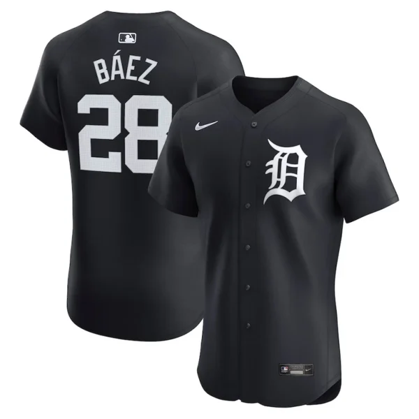 Javier baez detroit tigers nike alternate elite player jersey Navy