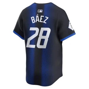 Javier baez detroit tigers nike city connect limited jersey Navy L