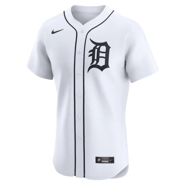 Javier baez detroit tigers nike home elite player jersey White 44
