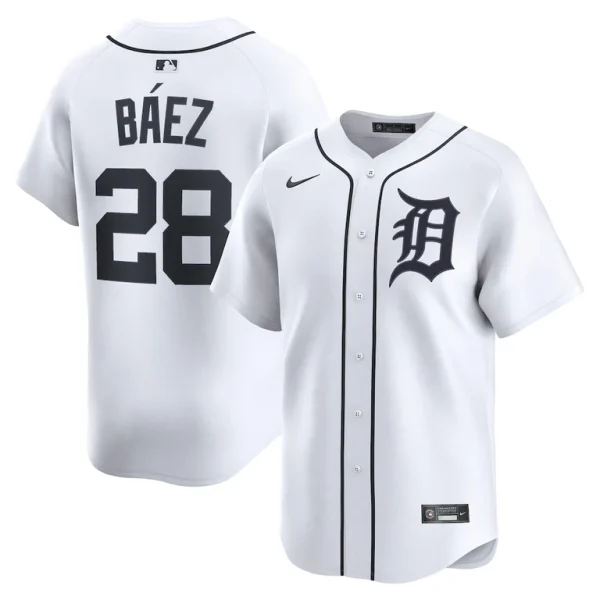 Javier baez detroit tigers nike home limited player jersey White