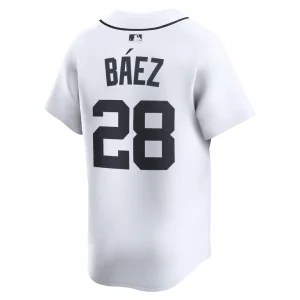 Javier baez detroit tigers nike home limited player jersey White L