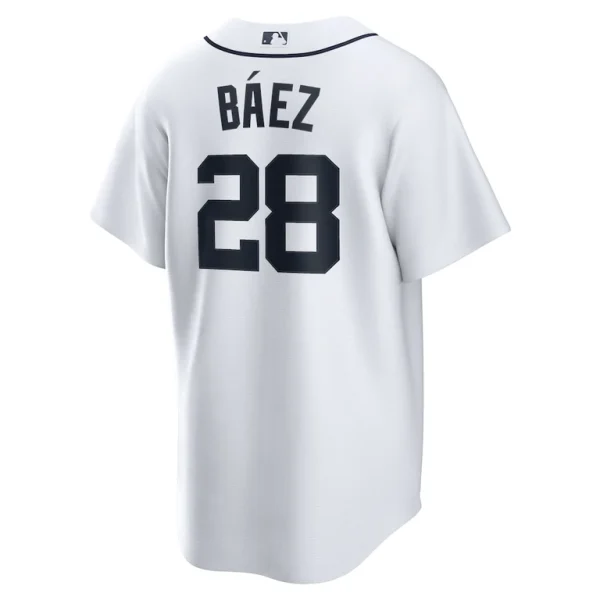 Javier baez detroit tigers nike home replica player jersey White L