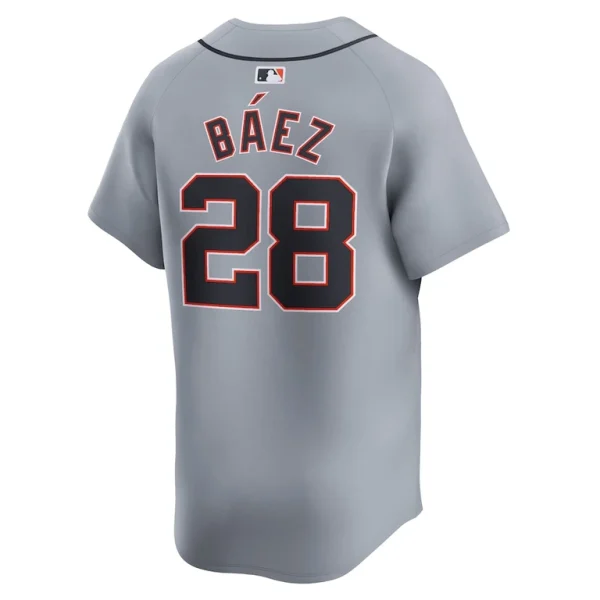 Javier baez detroit tigers nike road limited player jersey – gray Multi L