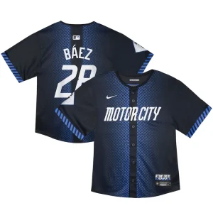 Javier baez detroit tigers nike toddler 2024 city connect limited jersey Navy