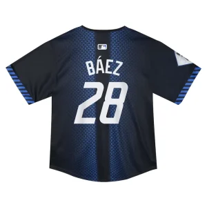 Javier baez detroit tigers nike toddler 2024 city connect limited jersey Navy 4T