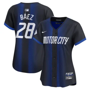 Javier baez detroit tigers nike womens 2024 city connect limited jersey Navy