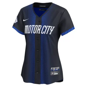Javier baez detroit tigers nike womens 2024 city connect limited jersey Navy M