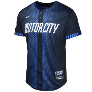 Javier baez detroit tigers nike youth 2024 city connect limited jersey Navy Yth M