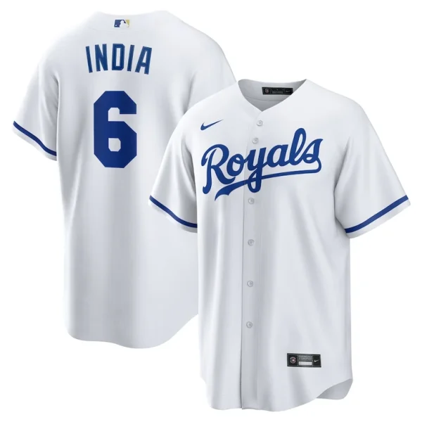 Jonathan india kansas city royals nike home replica player jersey White